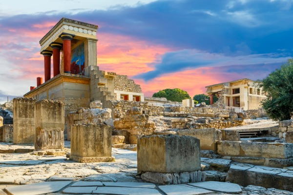 Palacio de Cnossos, en Creta