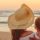 Mother with son enjoying sunset on the beach
