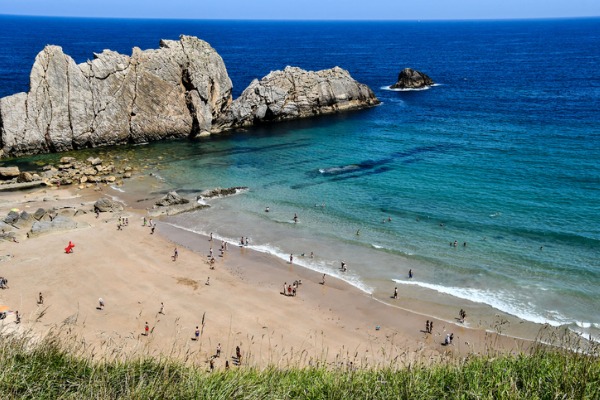 Playa de Arnía, en Cantabria
