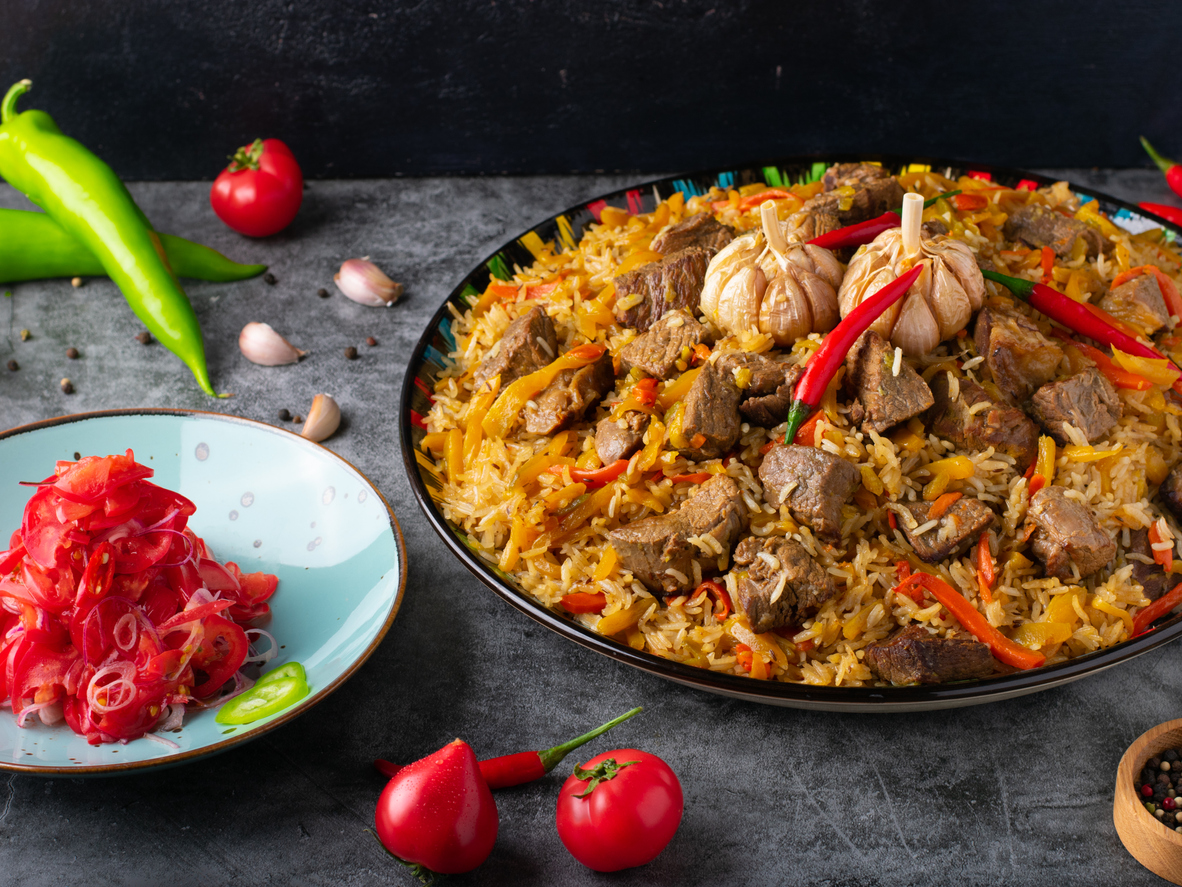 Pilaf, plato típico de Asia Central
