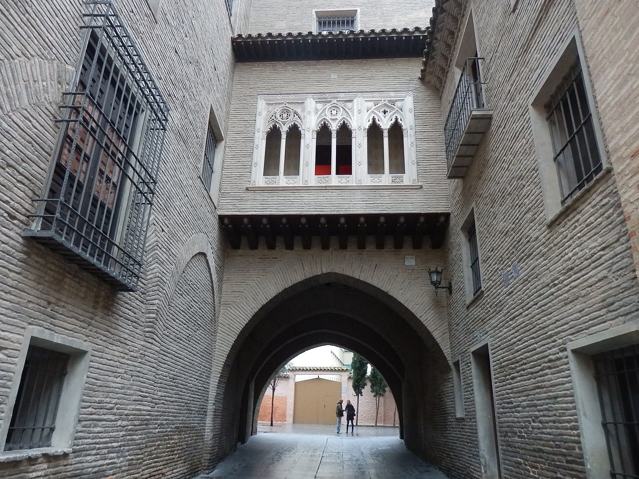 Corredor de la Casa del Deán, en Zaragoza