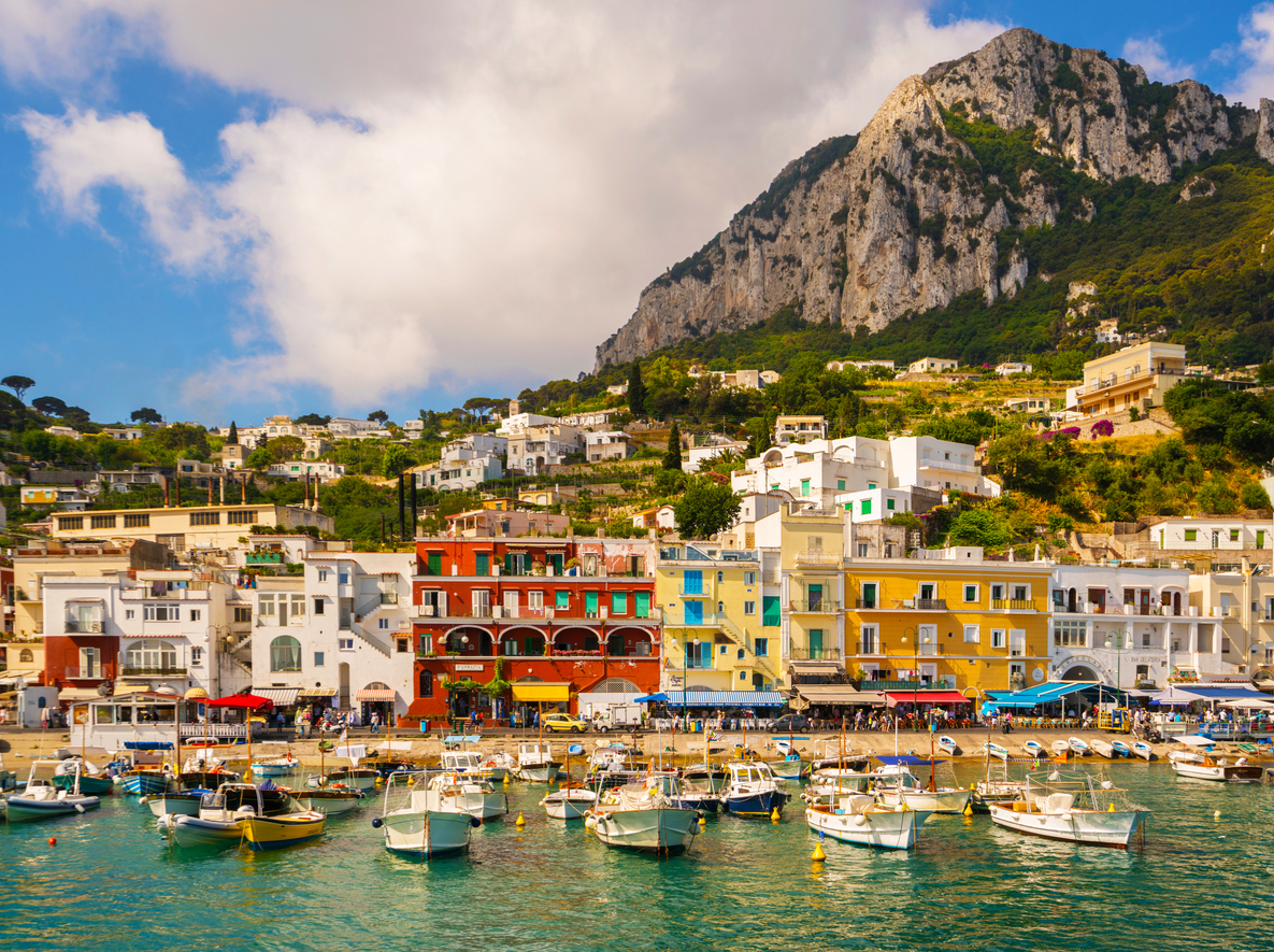 Vistas de la isla de Capri