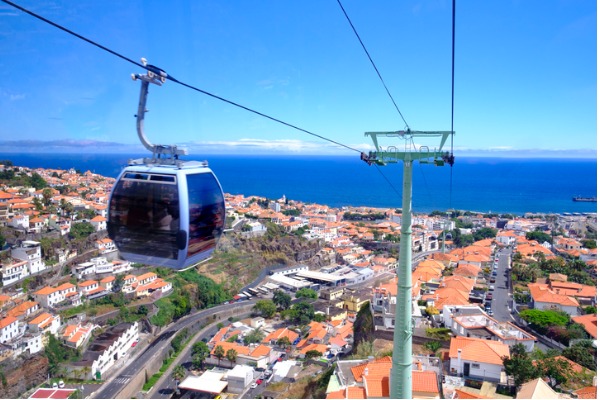 Teleférico de Funchal en Madeira