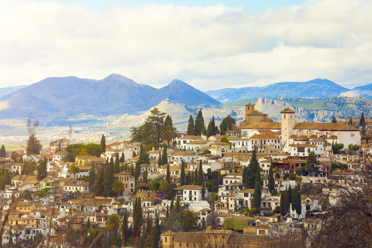 Vistas desde Sacromonte (Granada)