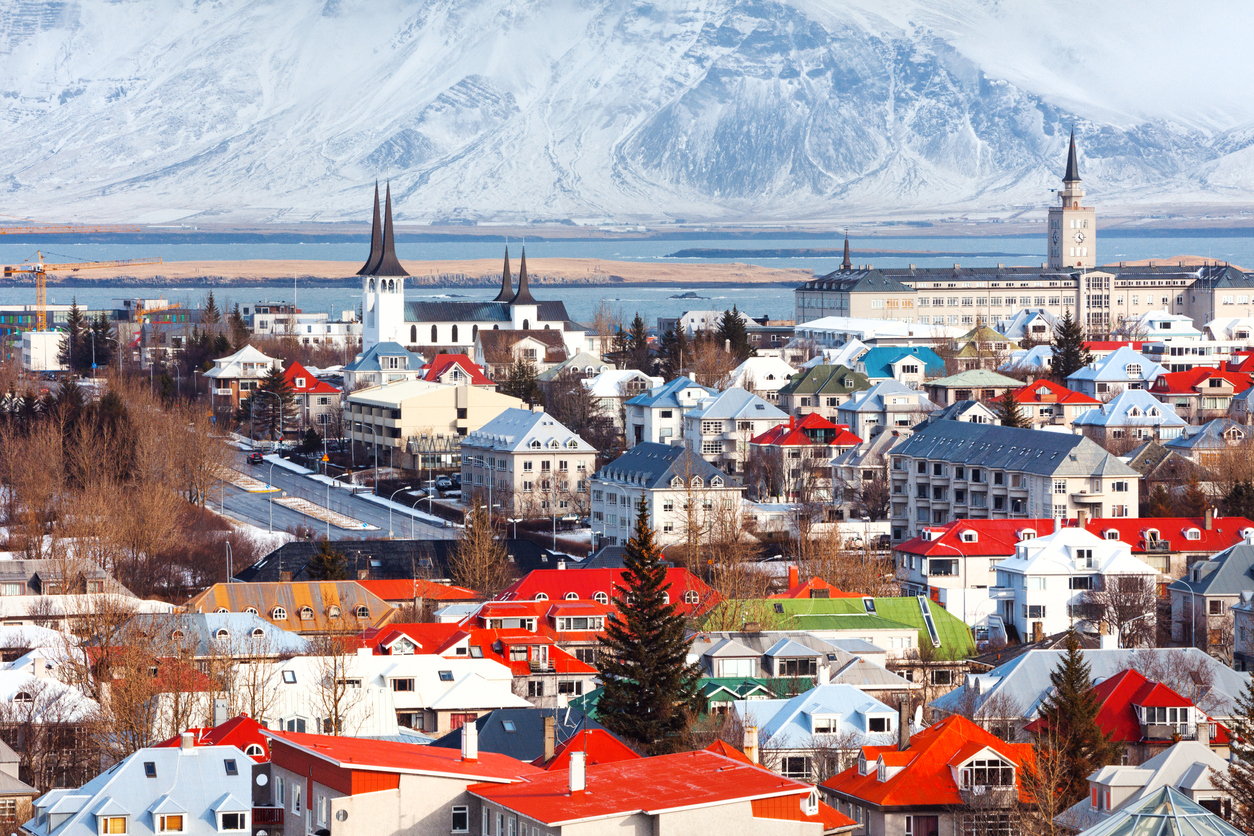 Vistas de Reikiavik (Islandia)