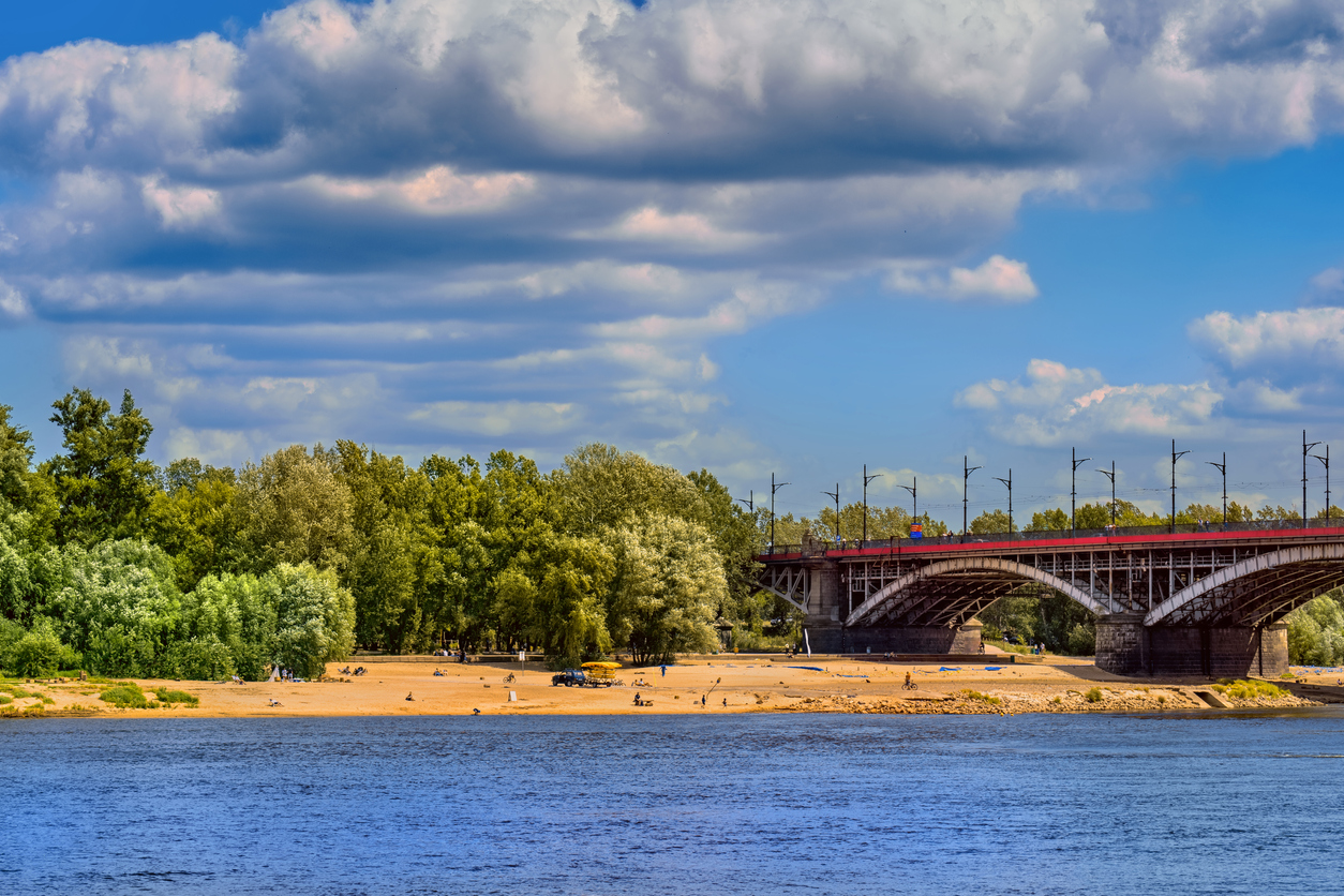Playa del Vístula en Varsovia