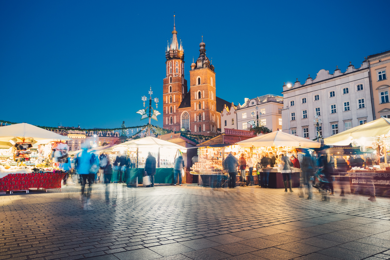 Mercado de Navidad de Cracovia