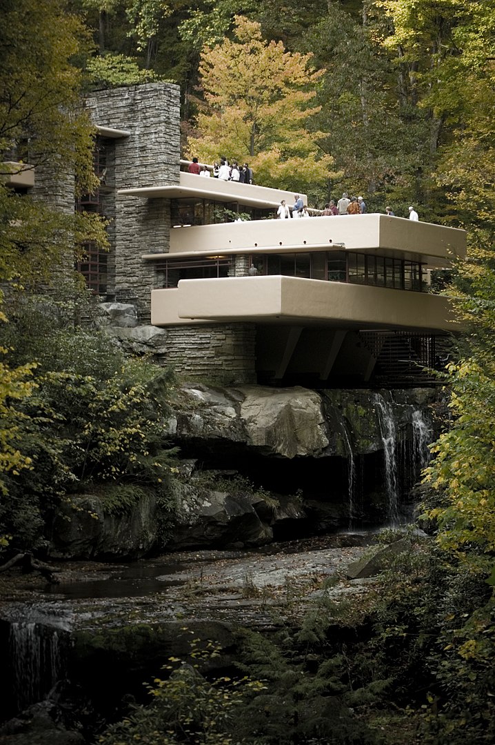 Casa de la cascada, de Franz Lloyd Wright