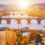 view to the historical bridges prague old town and vltava river from picture id929231168 150x150
