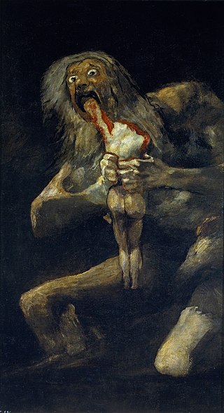 Saturno devorando a sus hijos, de Goya