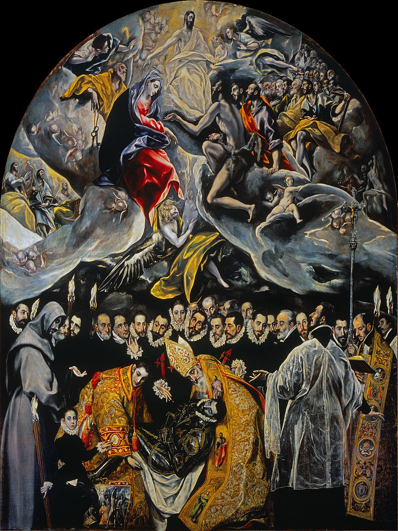 El entierro del Conde de Orgaz, El Greco