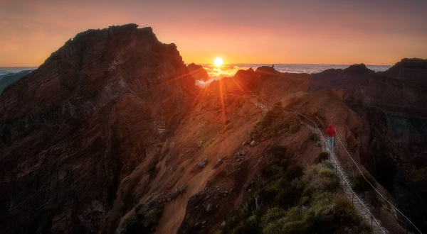 Puesta de sol en Madeira