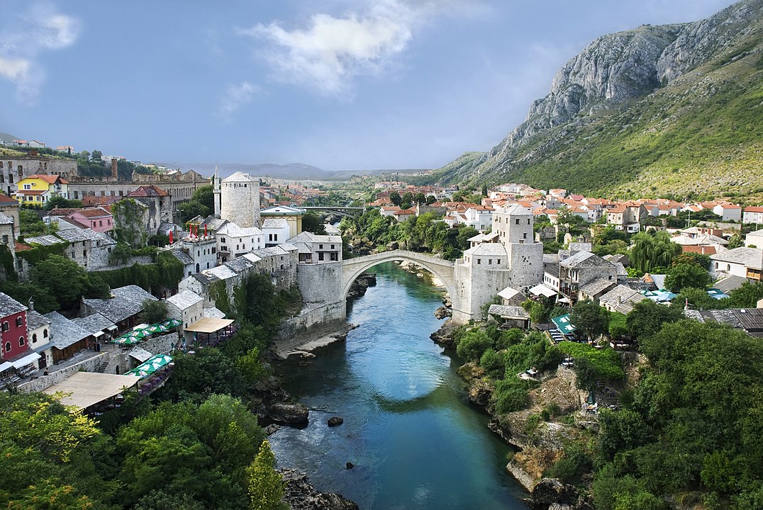 Puente de Mostar, en Bosnia