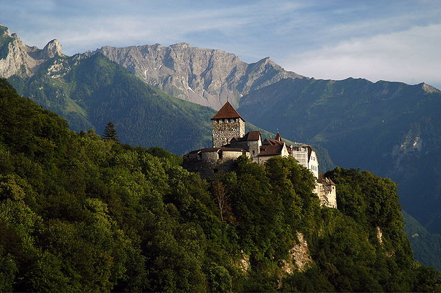 Castillo de Schlossvaduz en Liechtenstein