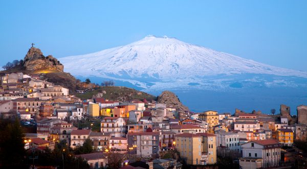 El volcán Etna, en Sicilia