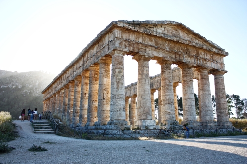 Templo griego en Segesta (Sicilia)
