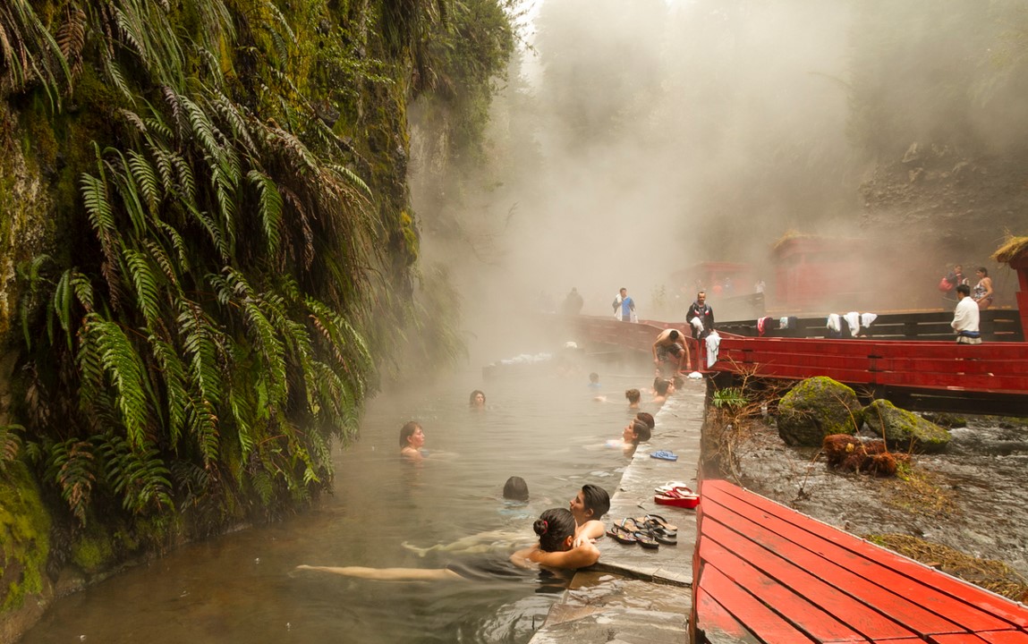 Termas de Los Ríos, en Chile