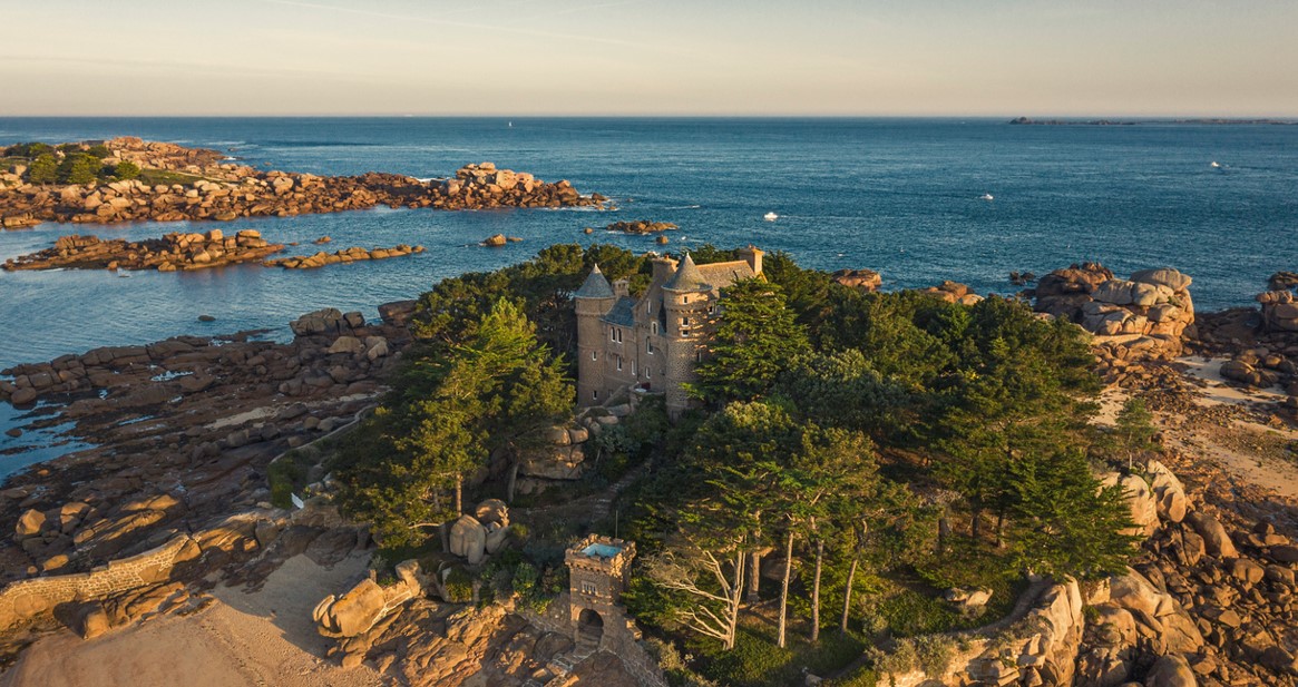 Castillo de Costaérès, en la Bretaña francesa