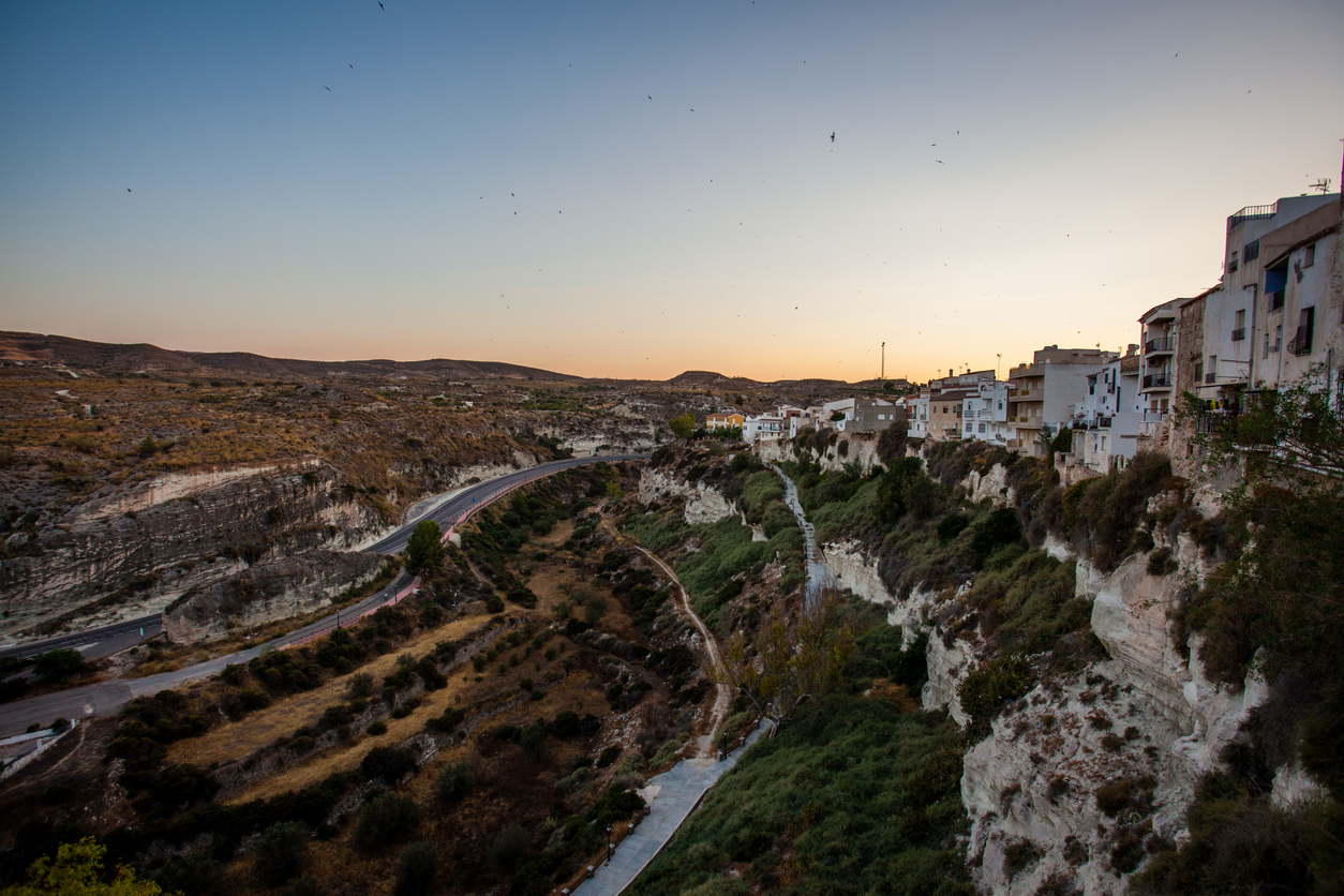 Panorámica de Sorbas, en Almería