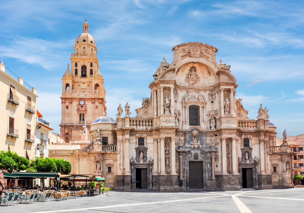 Fachada  de la Catedral de Murcia