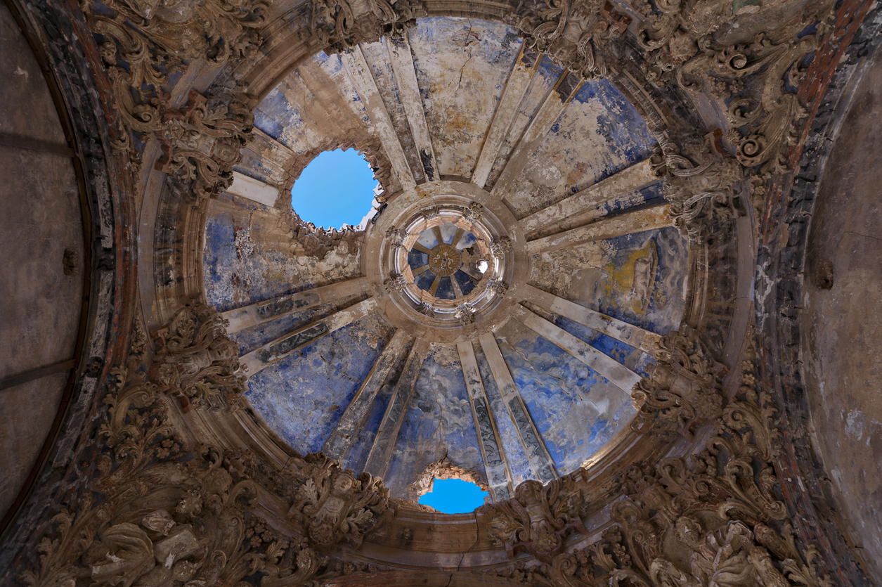 Cúpula de San Martín de Tous, en Belchite