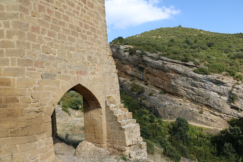 Construcción gótica en Peña (Navarra)