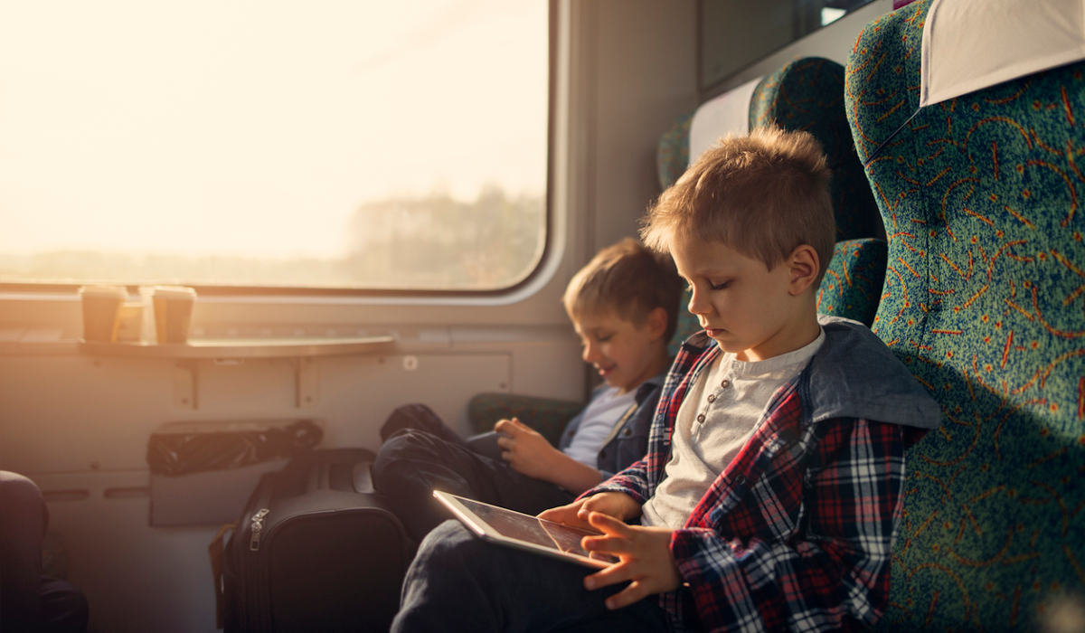 Viajar en tren con niños