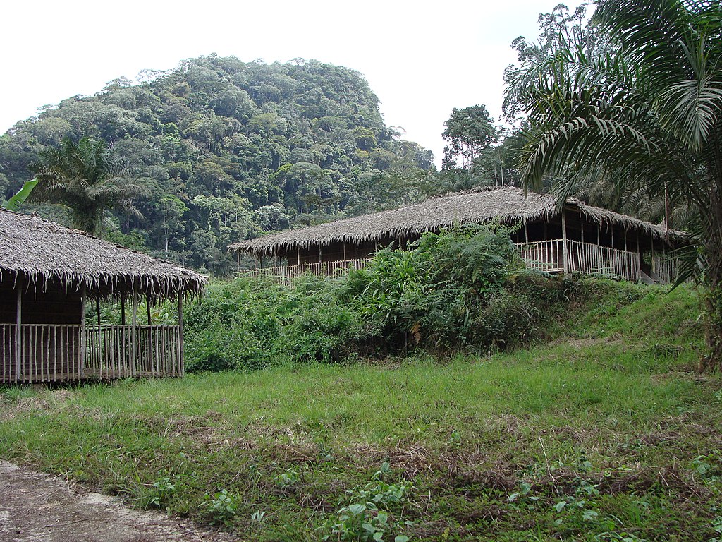 Poblado en Guinea Ecuatorial