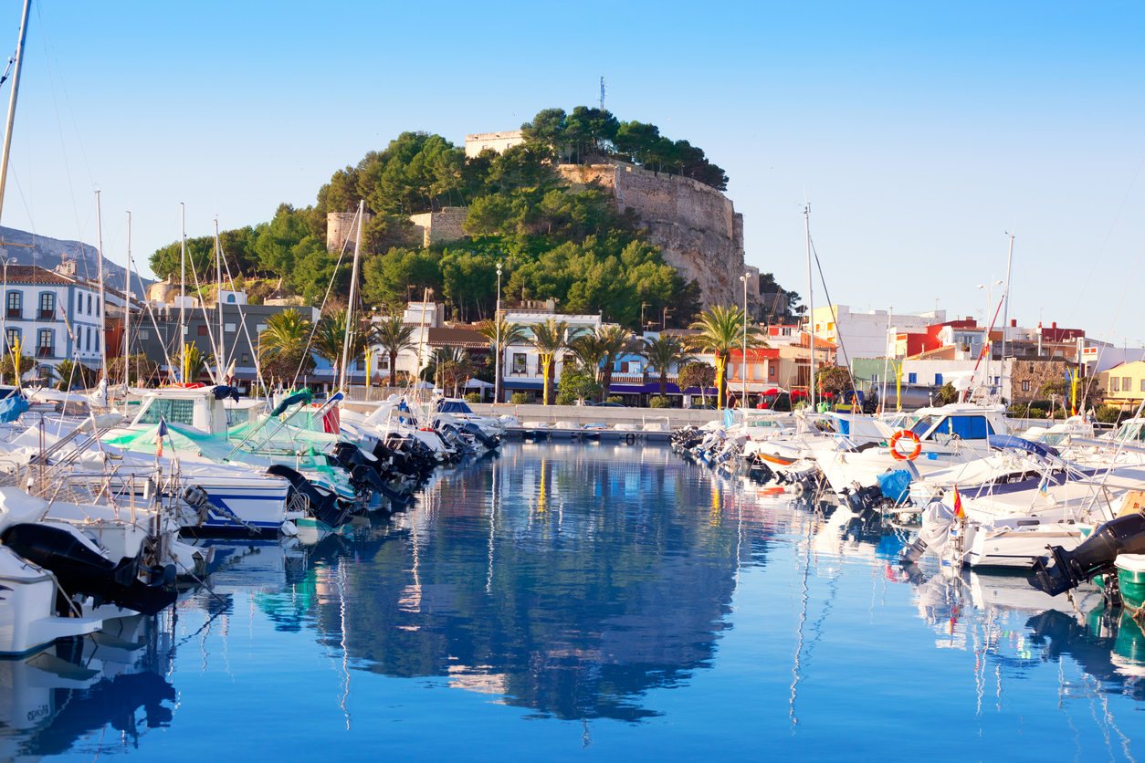 Vistas del Puerto de Dénia