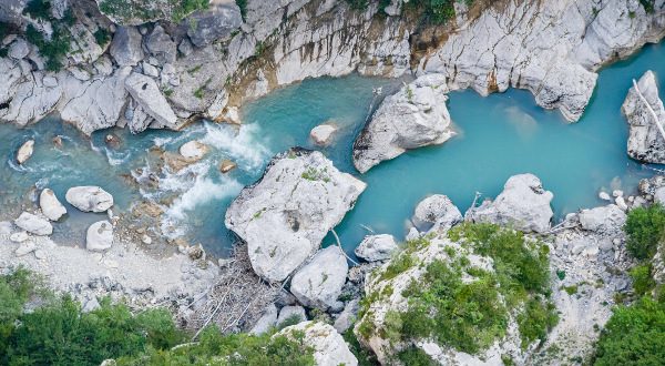 Las gargantas de Ardeche, en Francia