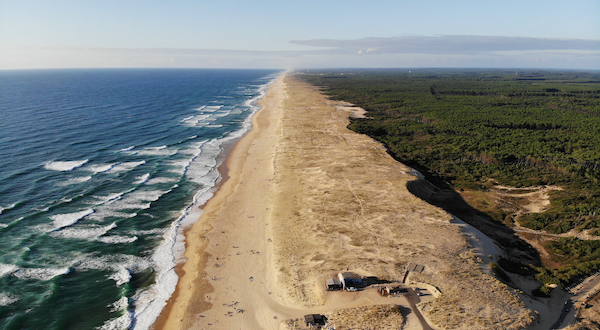 Las Landas, en Nueva Aquitania, en Francia