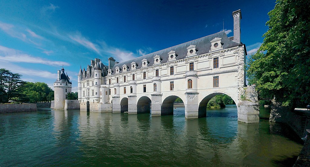 La galería sobre el puente del Castillo de Chenanceau