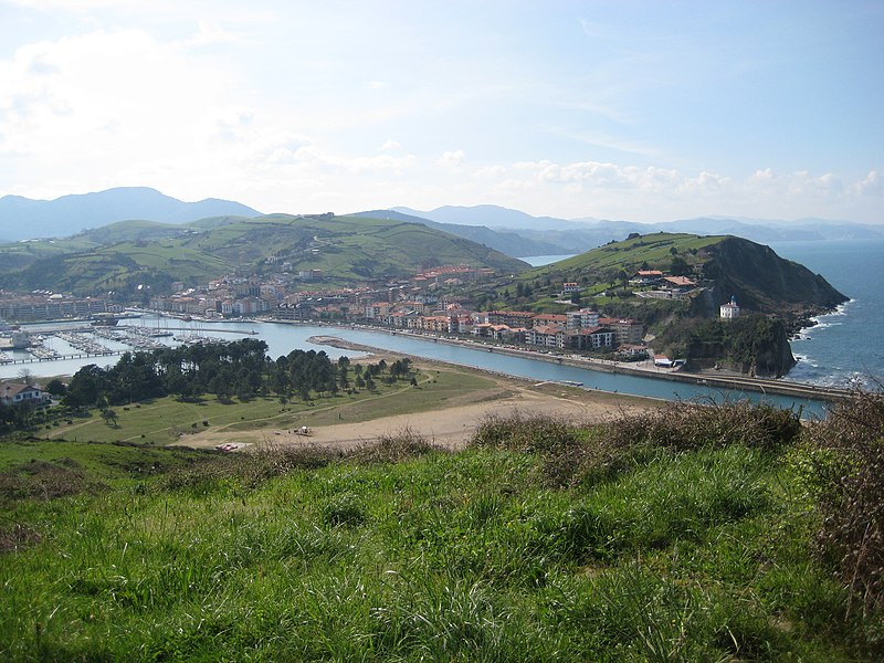 Vistas de Zumaya, en Guipuzcoa