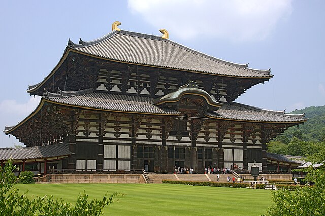 Edificio de Todai-ji que alberga la escultura del Gran Buda