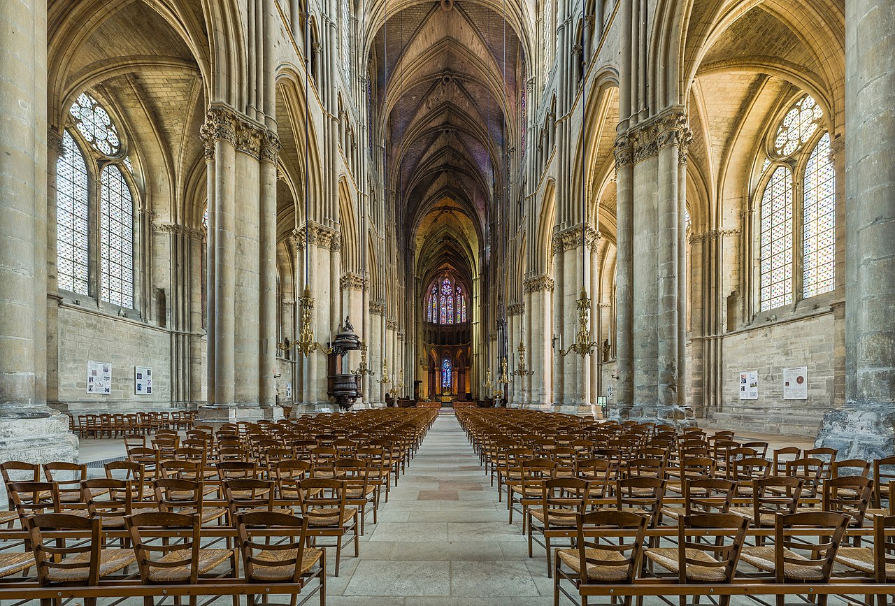 Interior de la Catedral de Reims