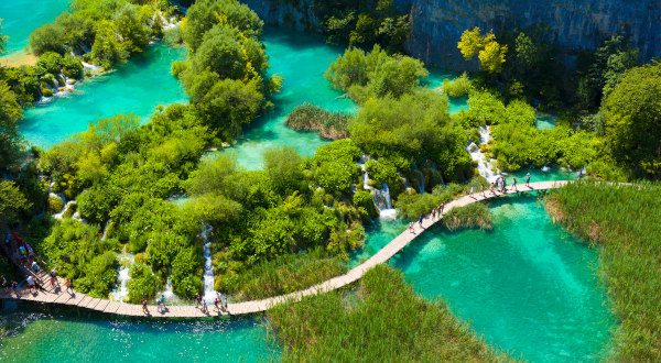 Parque Nacional de Plitvice en Croacia