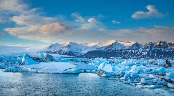 Vistas del Parque Natural Vatnajokull, en Islandia