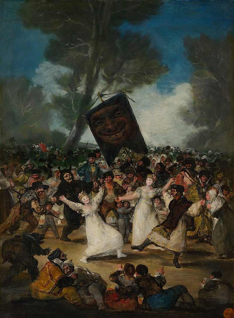El entierro de la sardina, de Goya