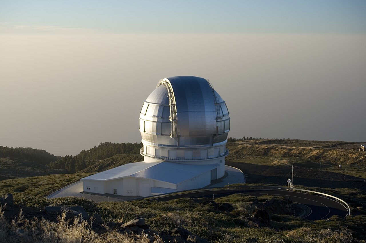 Gran Telescopio de Canarias en Roque de los Muchachos (La Palma)