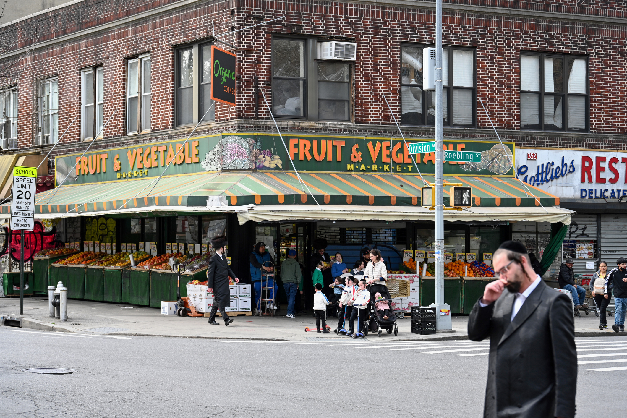 Calle de Williamsburg, el barrio de Brooklyn