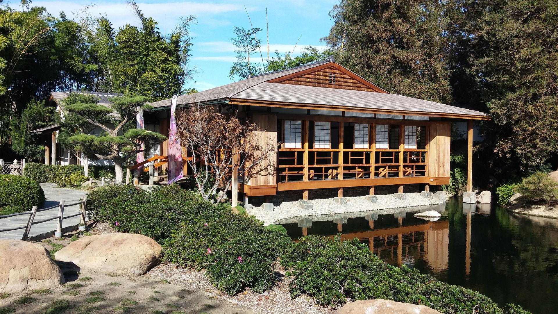 Casa del té de The Japanese Garden (Los Ángeles)