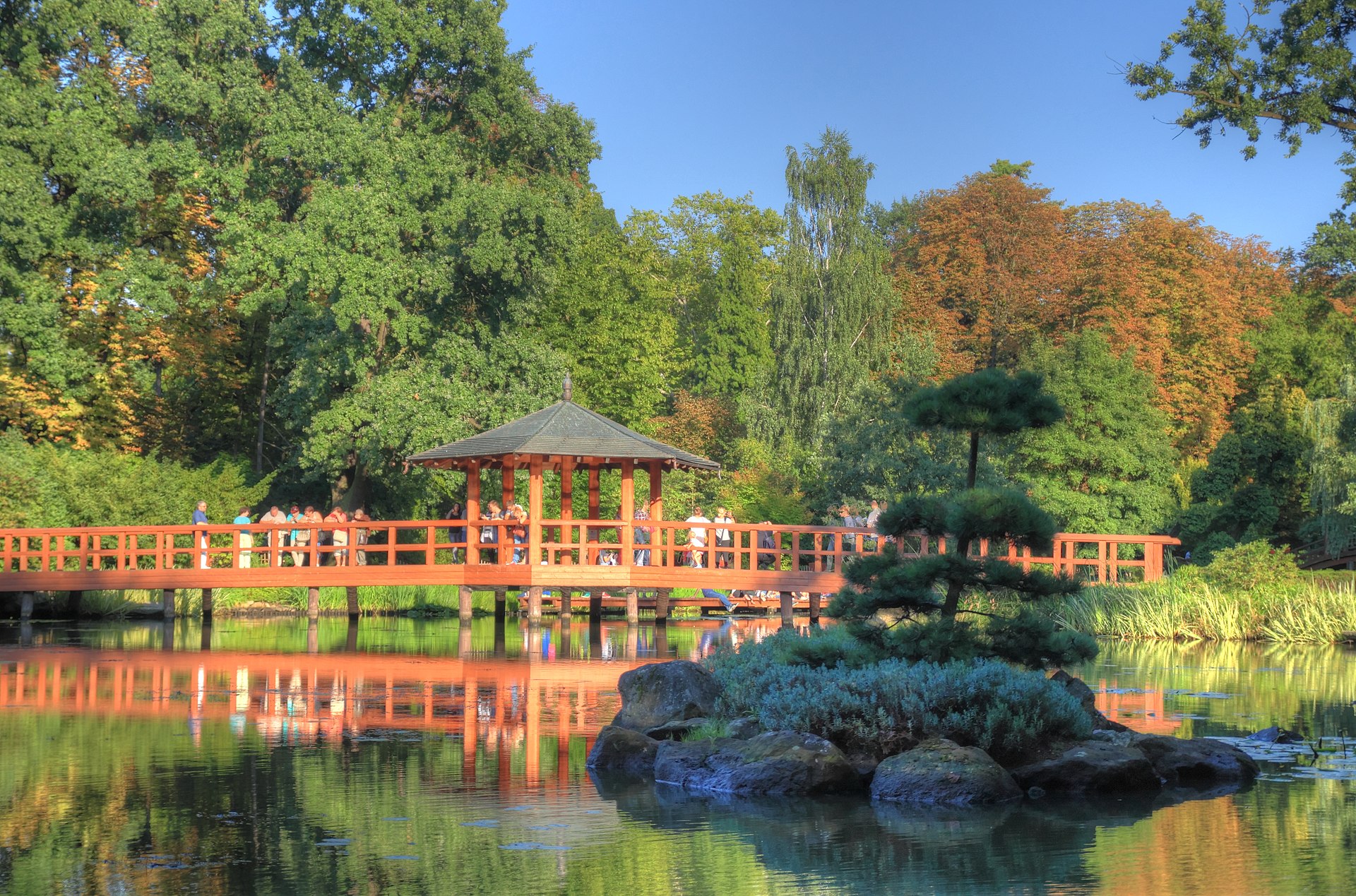Jardín japonés de Wroclaw (Polonia)