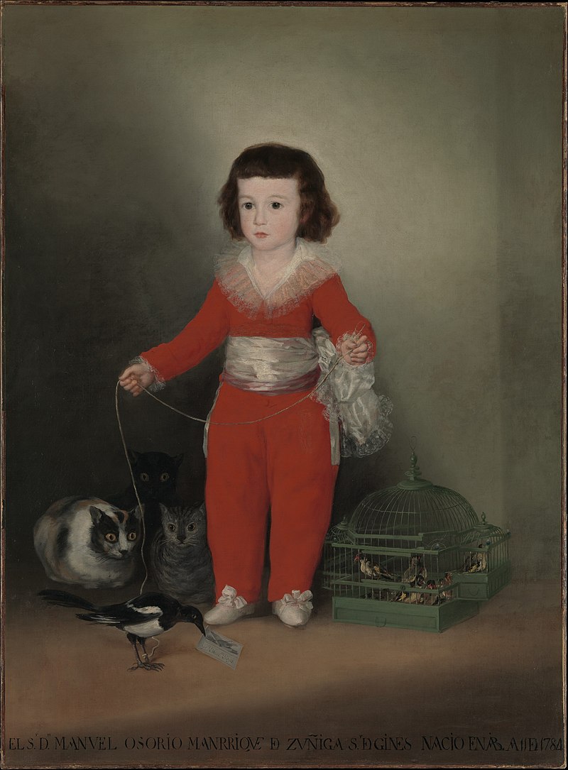 Retrato de Manuel Osorio Manrique de Zúñiga, de Goya