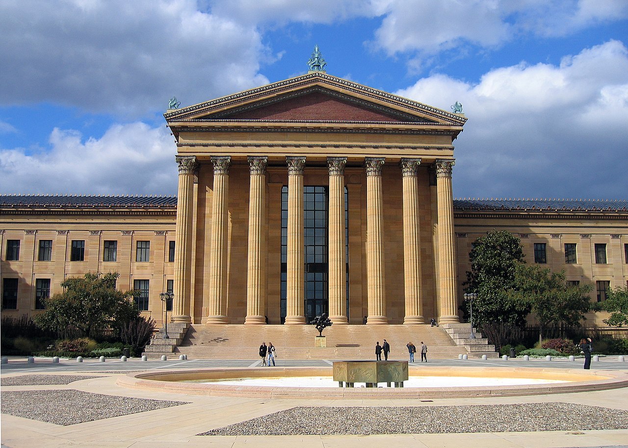 Fachada del Museo de Arte de Filadelfia