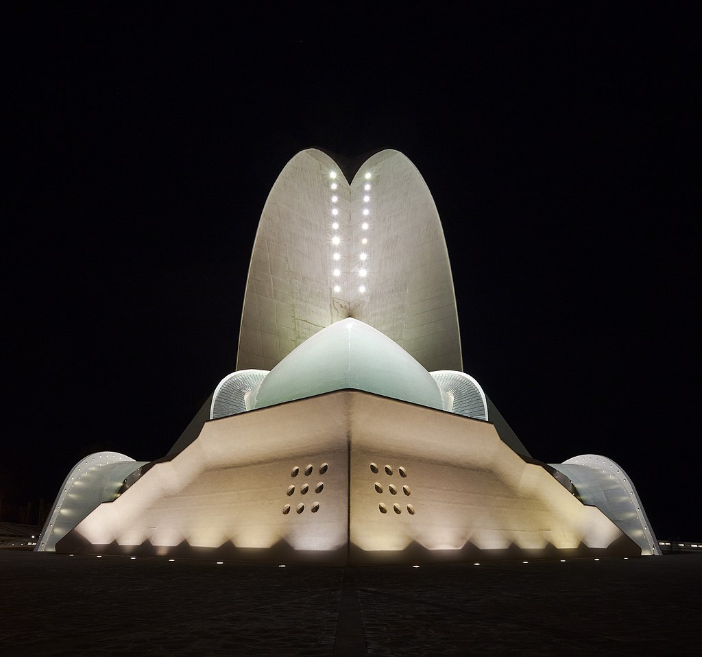 Auditorio de Tenerife de noche