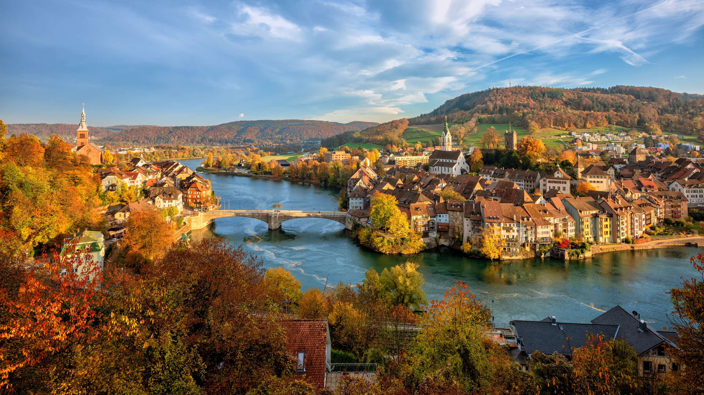 Laufenburg, en la Selva Negra y en pleno otoño.