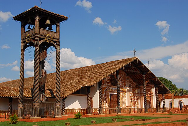 Iglesia de la Concepción, en las misiones jesuíticas de Chiquitos (Bolivia)