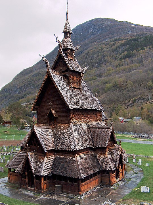 Iglesia de Borgund en Noruega