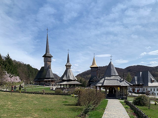 Iglesias de madera de la región de Barsana, en Rumania.