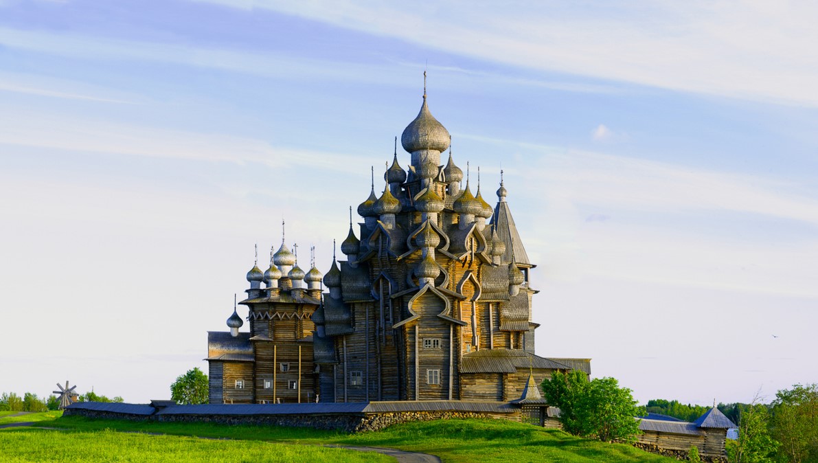 Iglesia de Kizhi Pogost, en Rusia